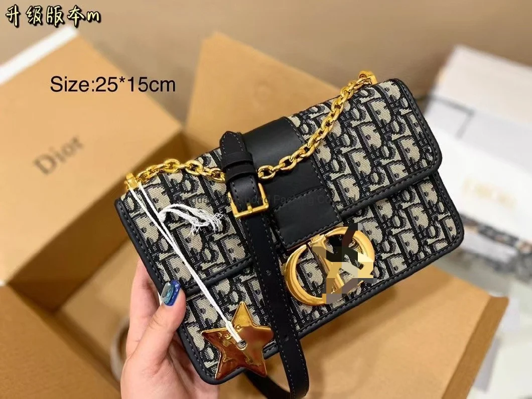 Handbag Manufacturer, OEM/ODM Wholesale Factory, Faux Leather Shoulder Bag PU PVC Quilted Bag Turnover Lock Fashion Lady Handbag