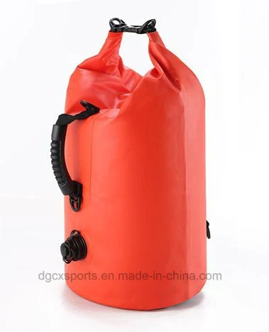 Outdoor Ocean 500d PVC Waterproof Dry Bag with Shoulder Strap, Waterproof Dry Bag Backpack 2L 5L 10L 20L 30L Storage Bag